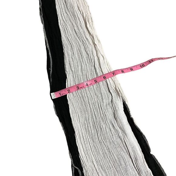 Selection of 3 lightweight scarves - silk and cotton - Picture 12 of 12